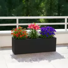 Donica MINIMO 75x35x25 cm czarny