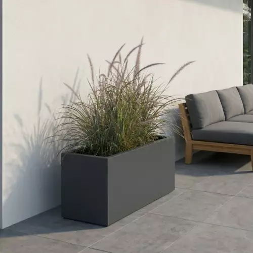 Donica LINEO 100x40x40 cm antracyt