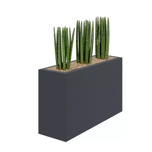 Donica SOLIDO LONGO 90x33x75 cm antracyt