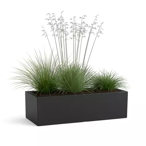 Donica MINIMO 75x35x25 cm czarny