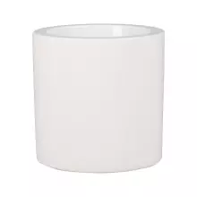 Biała donica z włókna szklanego D901B