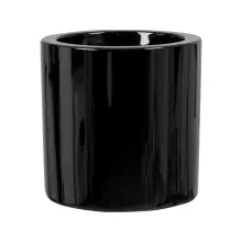 Czarna donica z włókna szklanego D901B
