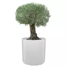 Donica z włókna szklanego D901E biały połysk