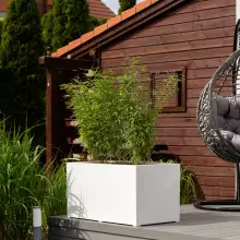 Donica z włókna szklanego D913C biały połysk