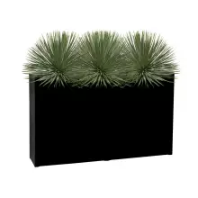 Donica z włókna szklanego D972G czarny połysk