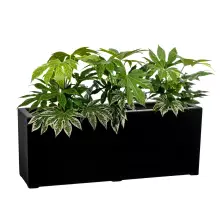 Donica z włókna szklanego D972L czarny mat