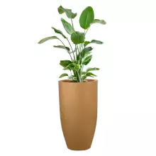 Donica z włókna szklanego D982F złoty metalik