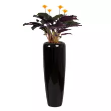 Donica z włókna szklanego D982H czarny połysk