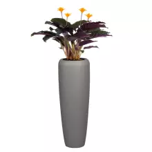 Donica z włókna szklanego D982H szary mat