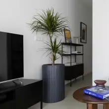 Donica z włókna szklanego RC65 antracyt mat