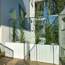 Donica z włókna szklanego D934A biały połysk