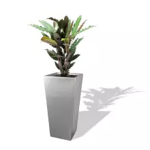 Donica z włókna szklanego D102E szary mat