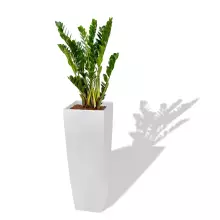 Donica z włókna szklanego D106E biały połysk