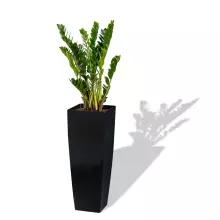 Donica z włókna szklanego D106E czarny połysk