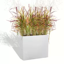 Donica z włókna szklanego ZADORA Premium D272A biały połysk