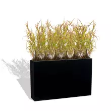 Donica z włókna szklanego D272B czarny połysk