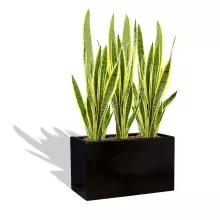 Donica z włókna szklanego D272S czarny połysk