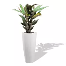 Donica z włókna szklanego D282D biały połysk