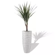 Donica z włókna szklanego D7087C biały połysk