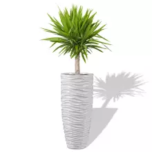 Donica z włókna szklanego D7087D biały połysk