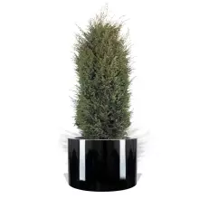 Donica z włókna szklanego D901ED czarny połysk