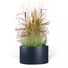 Donica z włókna szklanego D901FD antracyt mat