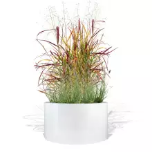 Donica z włókna szklanego D901FD biały połysk