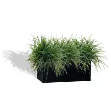 Donica z włókna szklanego D913D czarny połysk