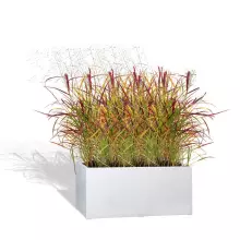 Donica z włókna szklanego D913G biały połysk