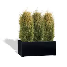 Donica z włókna szklanego D913H czarny połysk