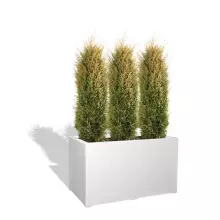 Donica z włókna szklanego D913N biały połysk