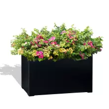 Donica z włókna szklanego D934A czarny połysk