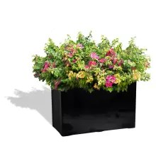 Donica z włókna szklanego D934D czarny połysk