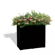 Donica z włókna szklanego D972D czarny połysk