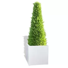 Donica z włókna szklanego D992B biały połysk