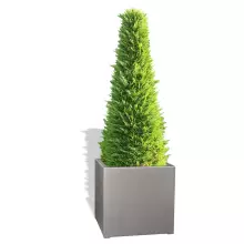 Donica z włókna szklanego D992B szary mat