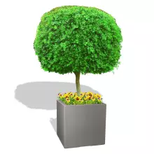 Donica z włókna szklanego D992D szary mat