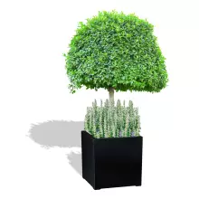 Donica z włókna szklanego D992E czarny połysk