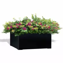 Donica z włókna szklanego D992EB czarny połysk