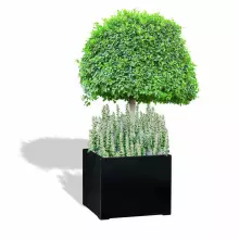 Donica z włókna szklanego D992FE czarny połysk