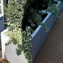 Donica z włókna szklanego D913B biały mat