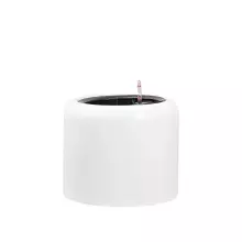 Donica AMBIENTE 35 biały połysk z wkładem