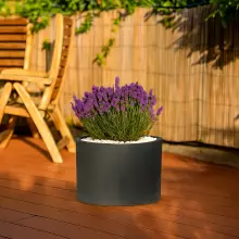 Donica z włókna szklanego D101A grafitowy beton