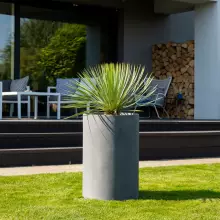 Donica z włókna szklanego D101C grafitowy beton