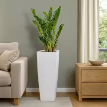 Donica z włókna szklanego D106E biały połysk