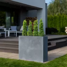 Donica z włókna szklanego D272A grafitowy beton