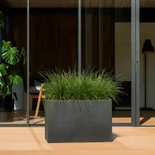 Donica z włókna szklanego D272L grafitowy beton