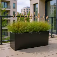 Donica z włókna szklanego D913B czarny mat