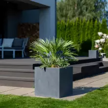 Donica z włókna szklanego D92C grafitowy beton