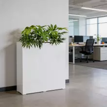 Donica z włókna szklanego D972A biały mat